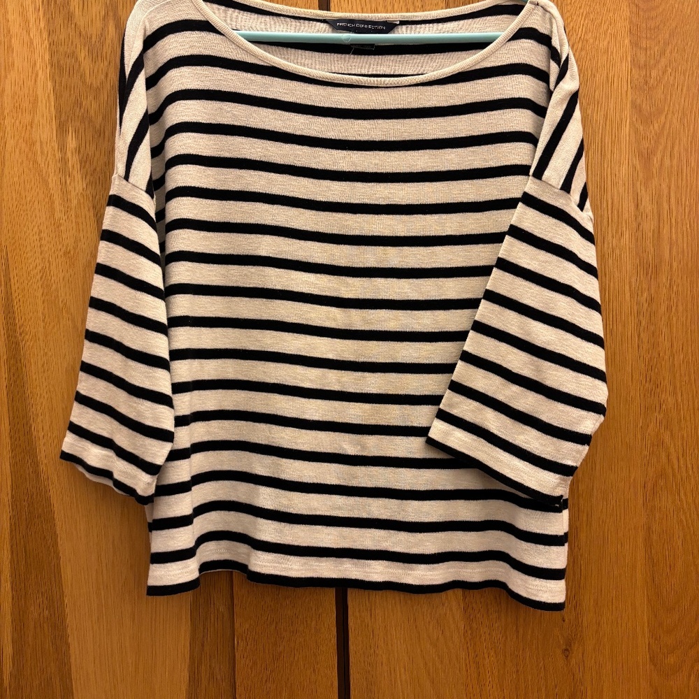 French Connection casual striped shirt size L